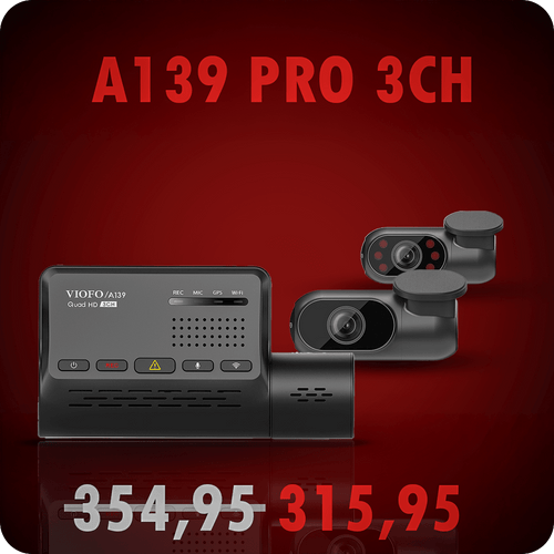 VIOFO A139 Pro 3CH Dashcam